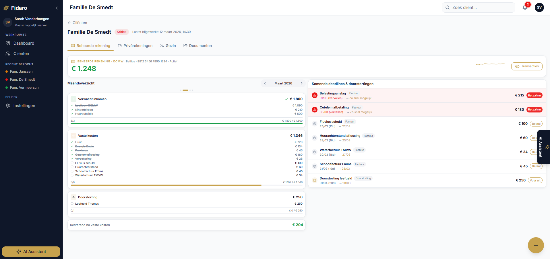 Maak de financiële puzzel in een paar minuten.